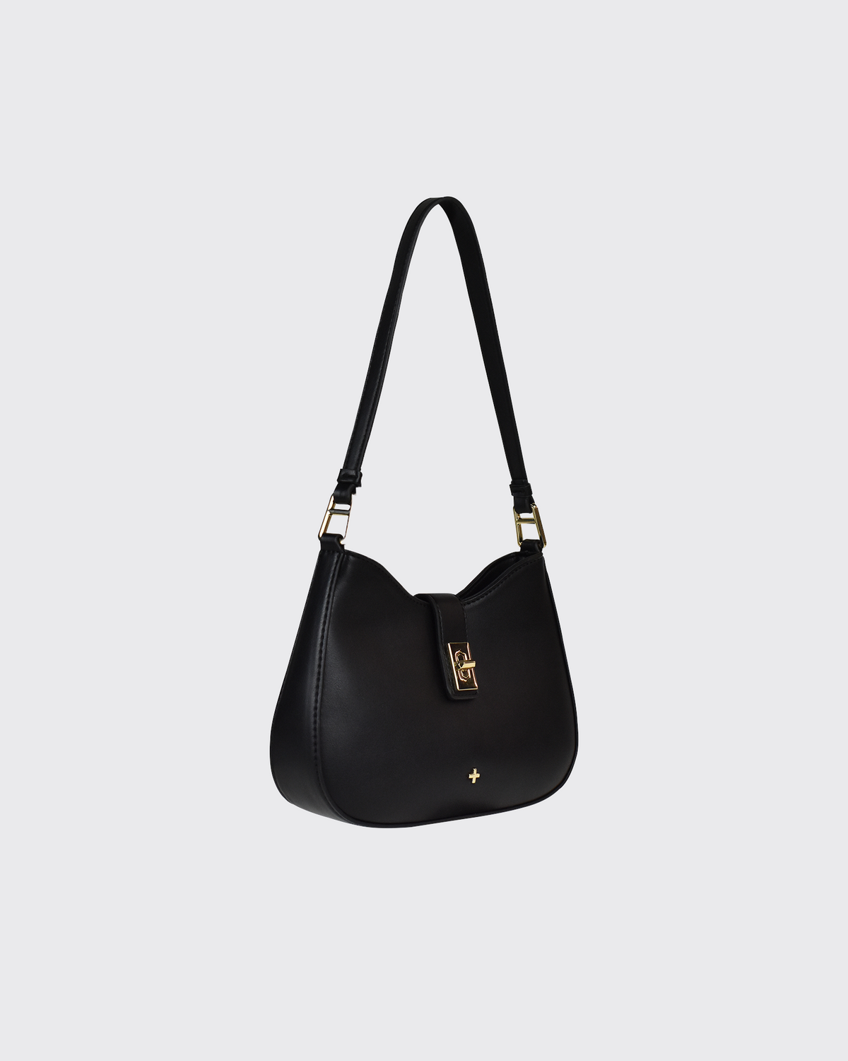 Cherie Shoulder Bag With Turnlock Black