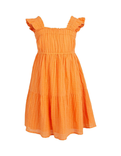 Eve Girl 3-7-Kids Flynn Dress Orange-Edge Clothing