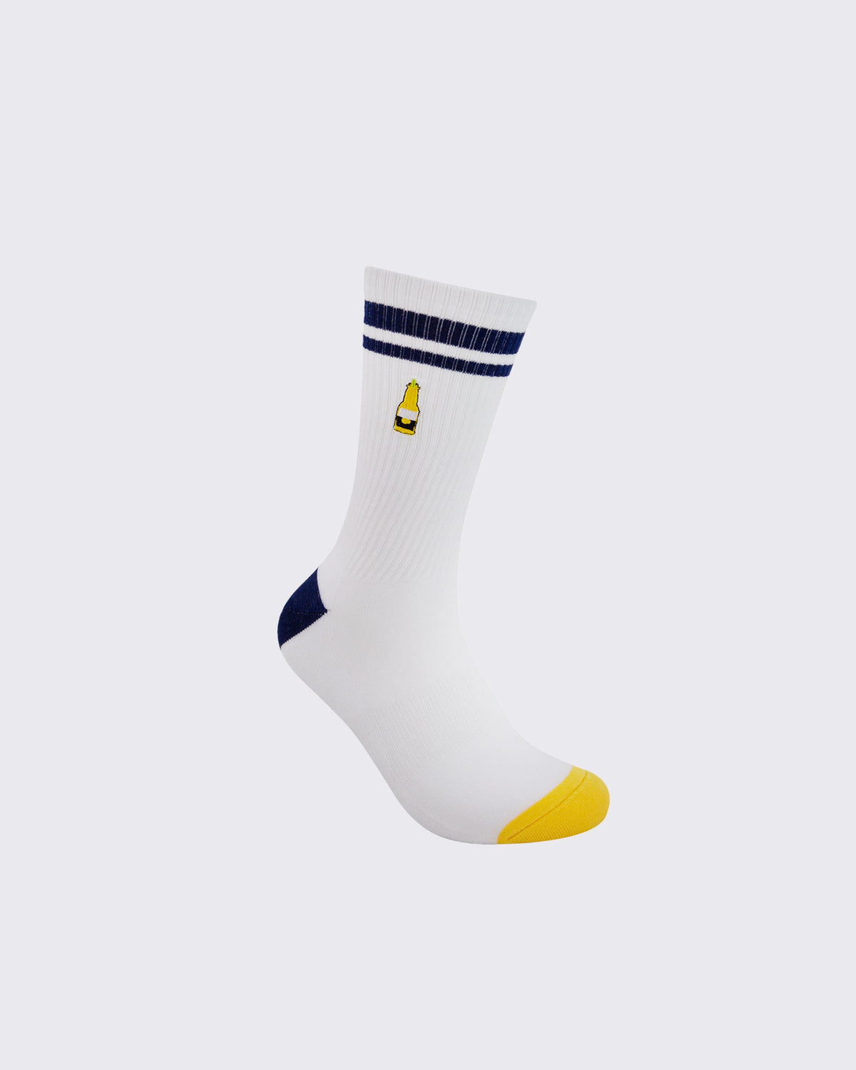 Foot-ies-Corona Micro Embroid Sneaker Sock White-Edge Clothing
