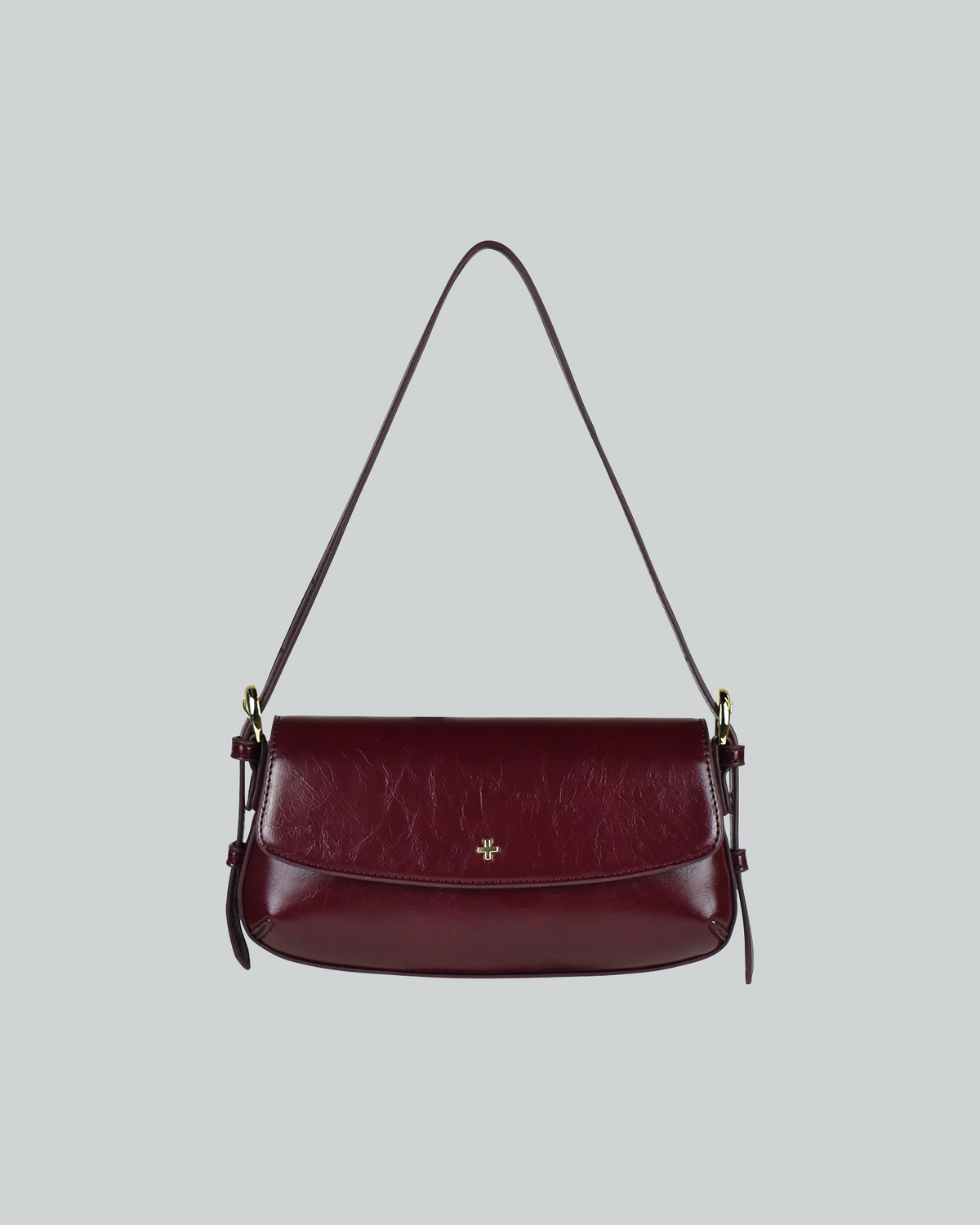 Hailee Small Flap Over Shoulder Berry