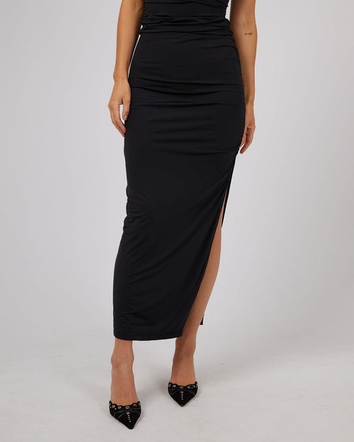 Jorge-Stella Maxi Skirt Black-Edge Clothing