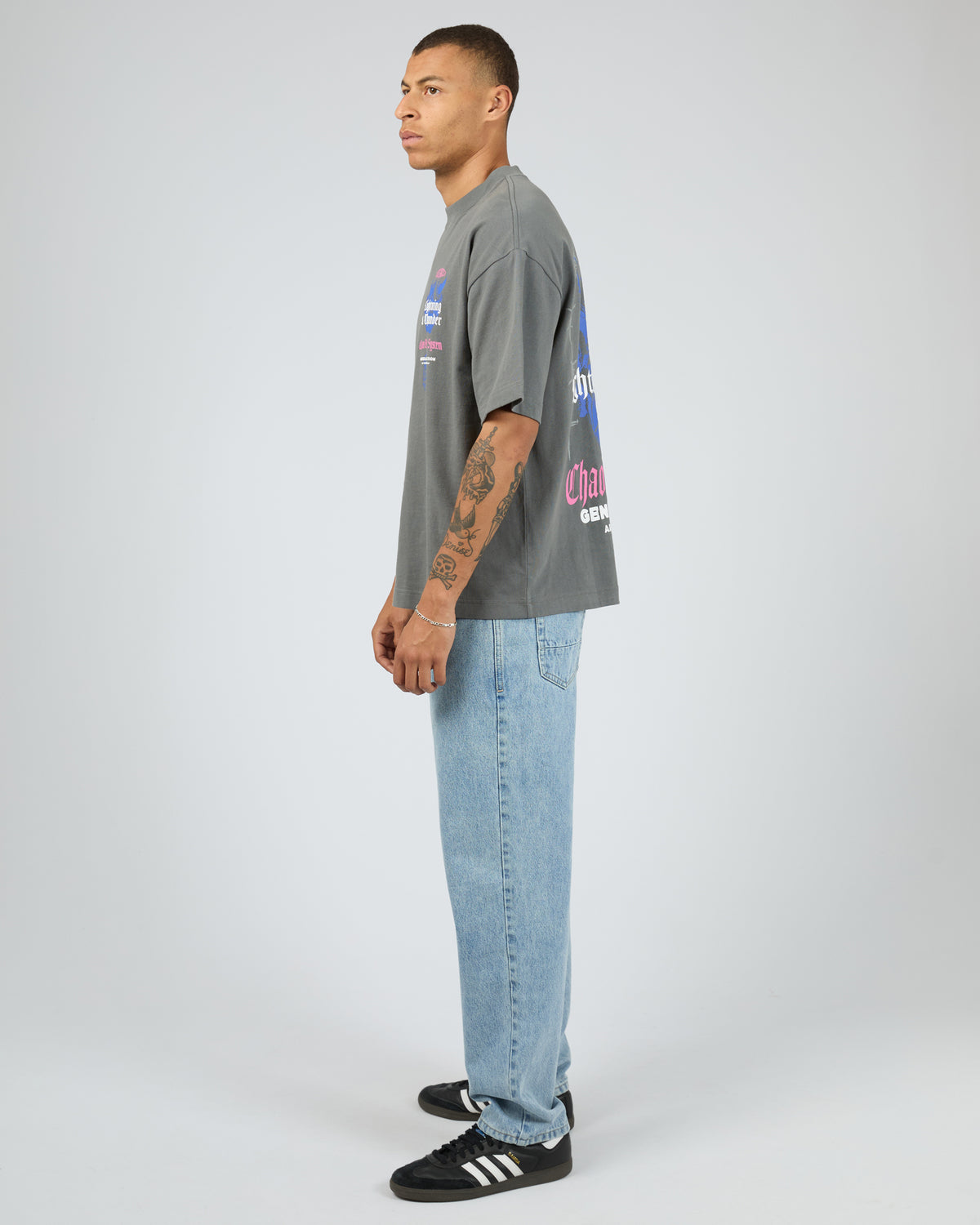 Thunder Street Tee Charcoal