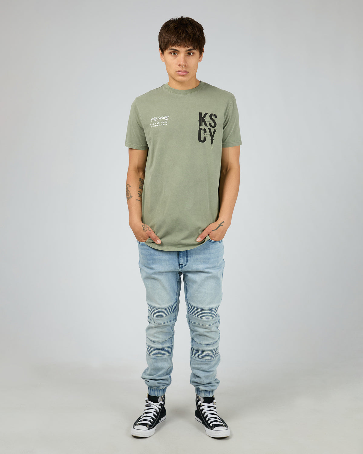 Cloak Dual Curved Tee Shadow