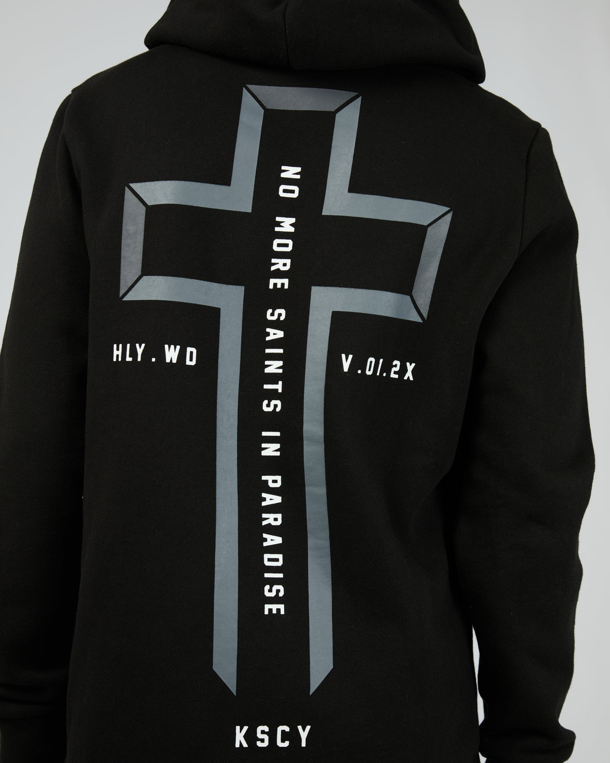 Beneath Layered Hoodie Black