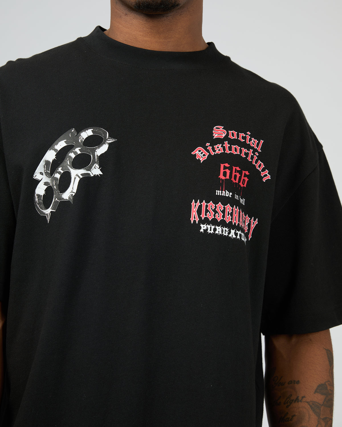Distortion Street Tee Black