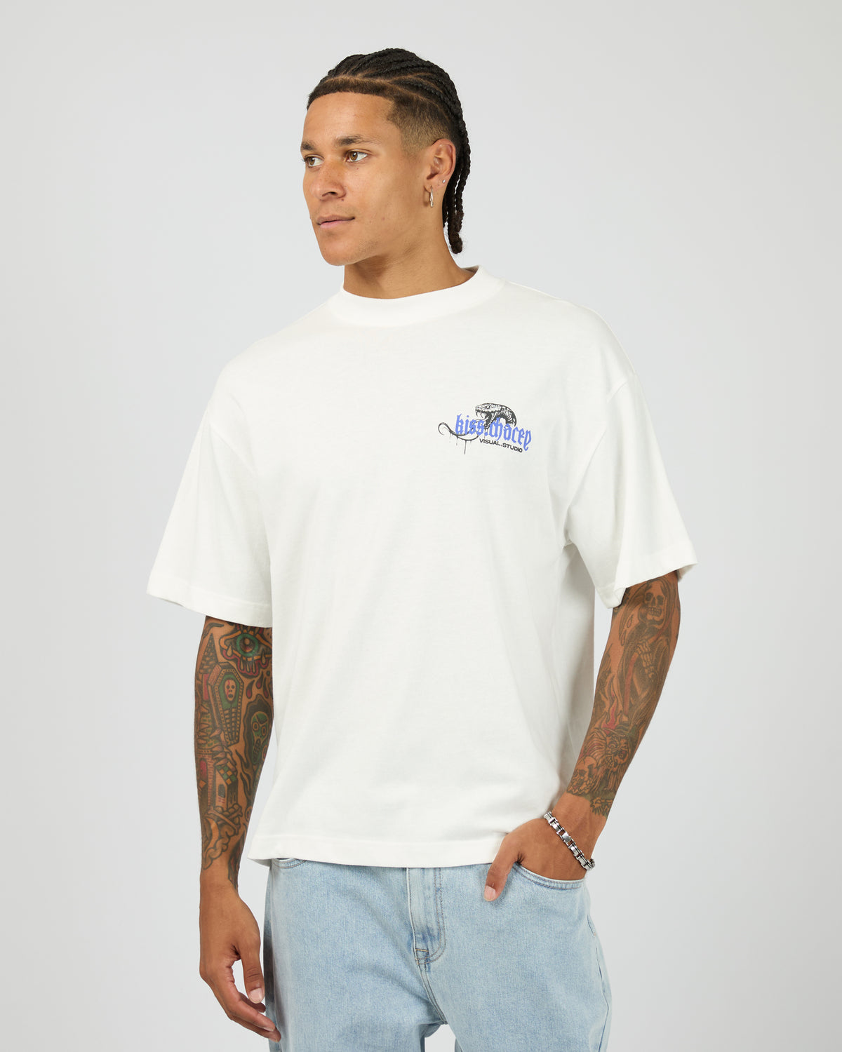 Cobra Street Tee White