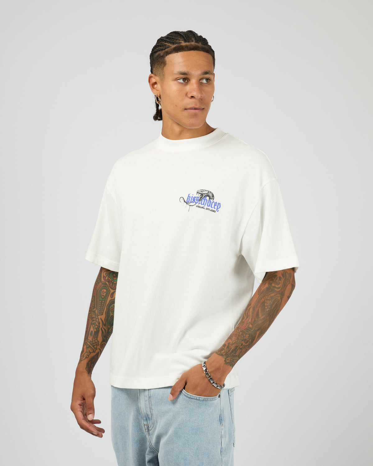 Cobra Street Tee White