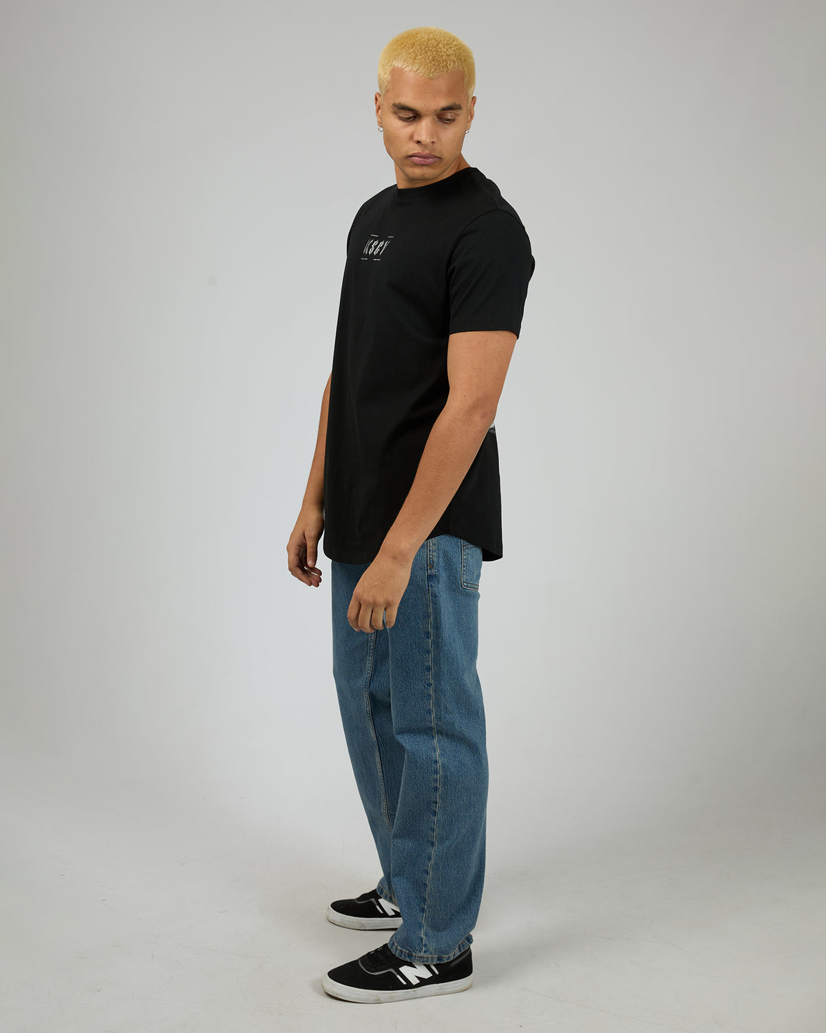 Encryption Dual Curved Tee Black