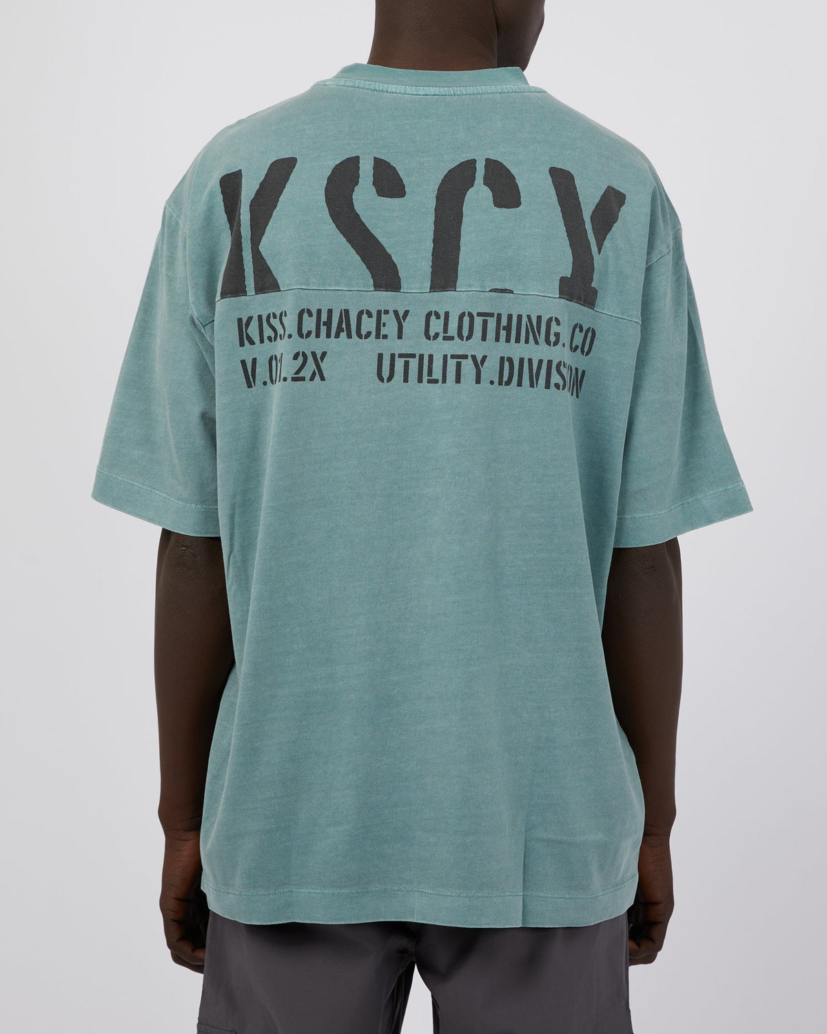 Kiss Chacey-Schism Heavy Oversized Tee Pigment Trellis-Edge Clothing