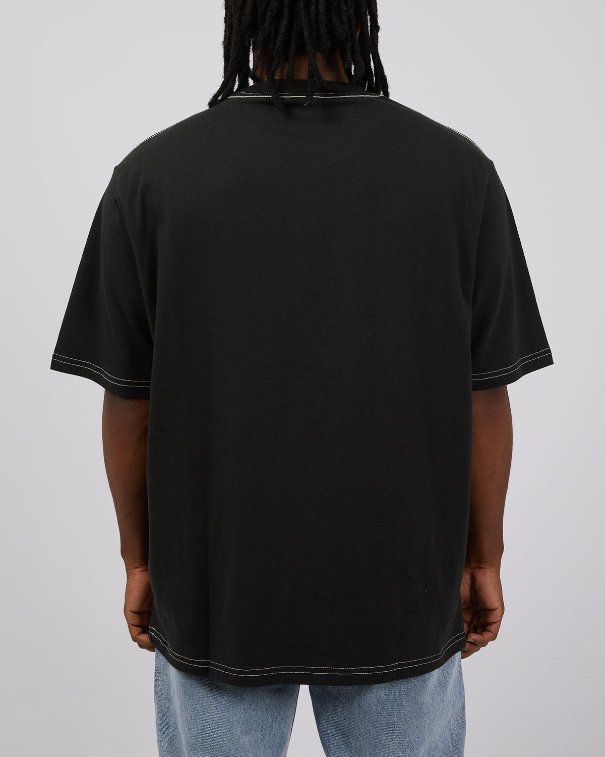 Lee-Twitch Baggy Tee Black Contrast-Edge Clothing