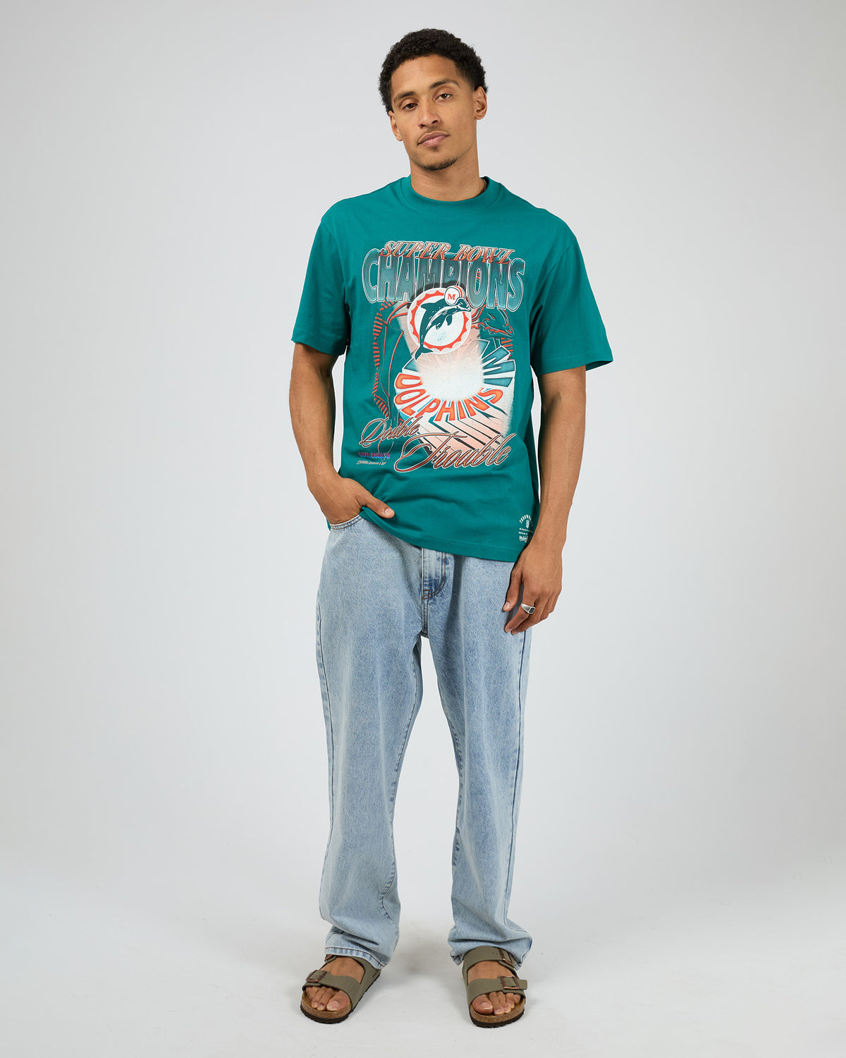 Hardlight Tee Dolphin Blue