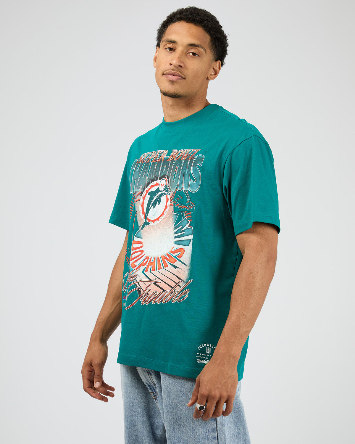Hardlight Tee Dolphin Blue