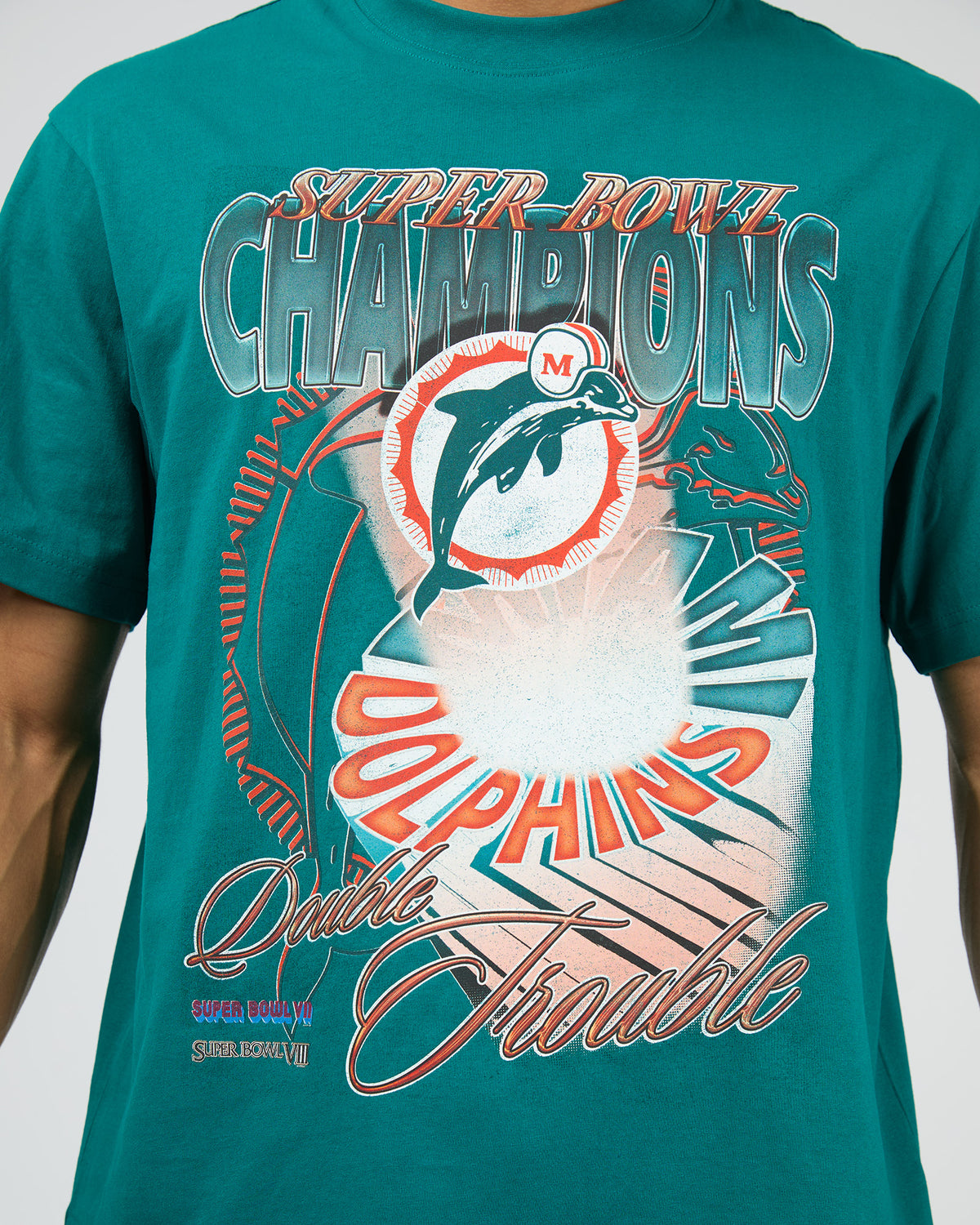 Hardlight Tee Dolphin Blue
