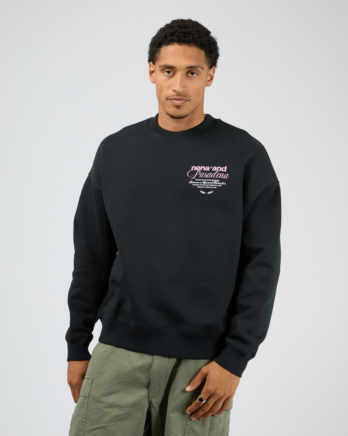 Limitless Box Fit Sweater Black