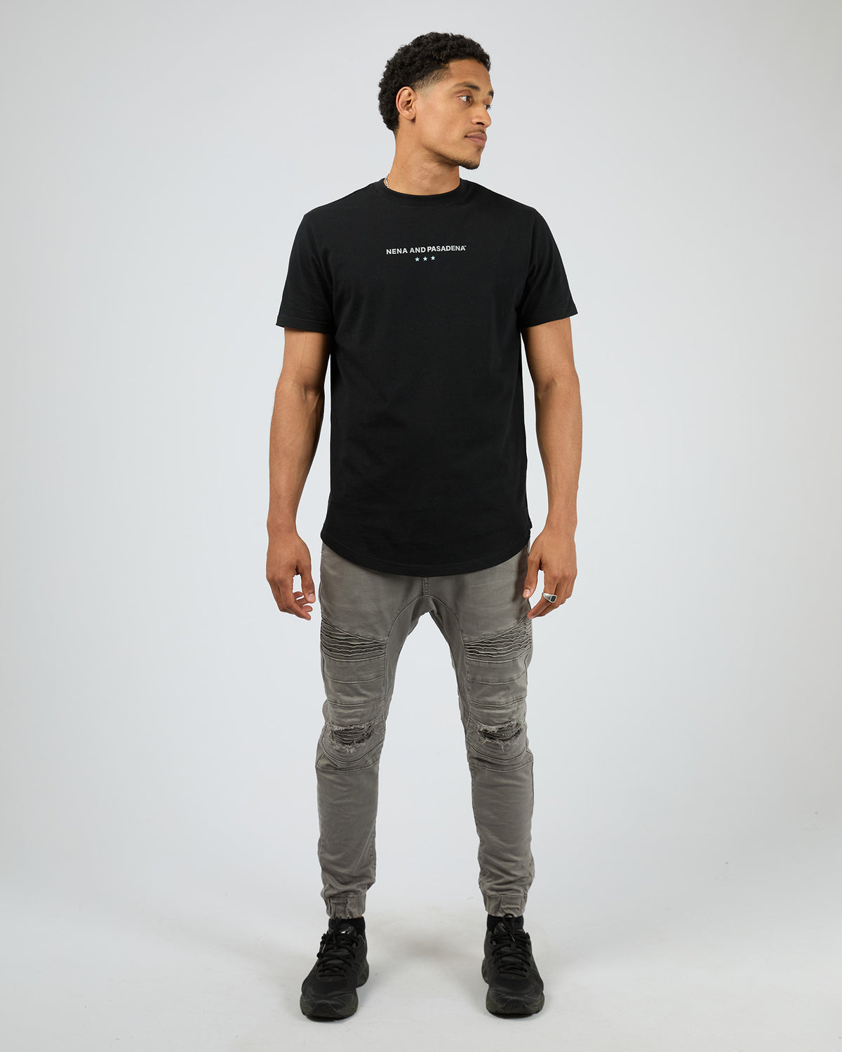 Unleash Dual Curved Tee Black