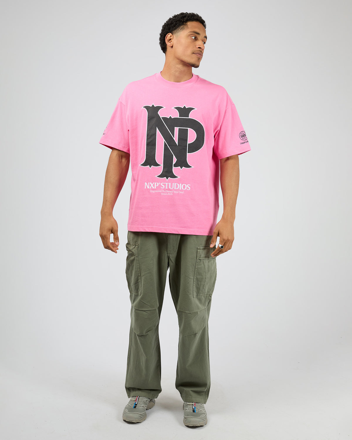 Preach Raptor Tee Pink