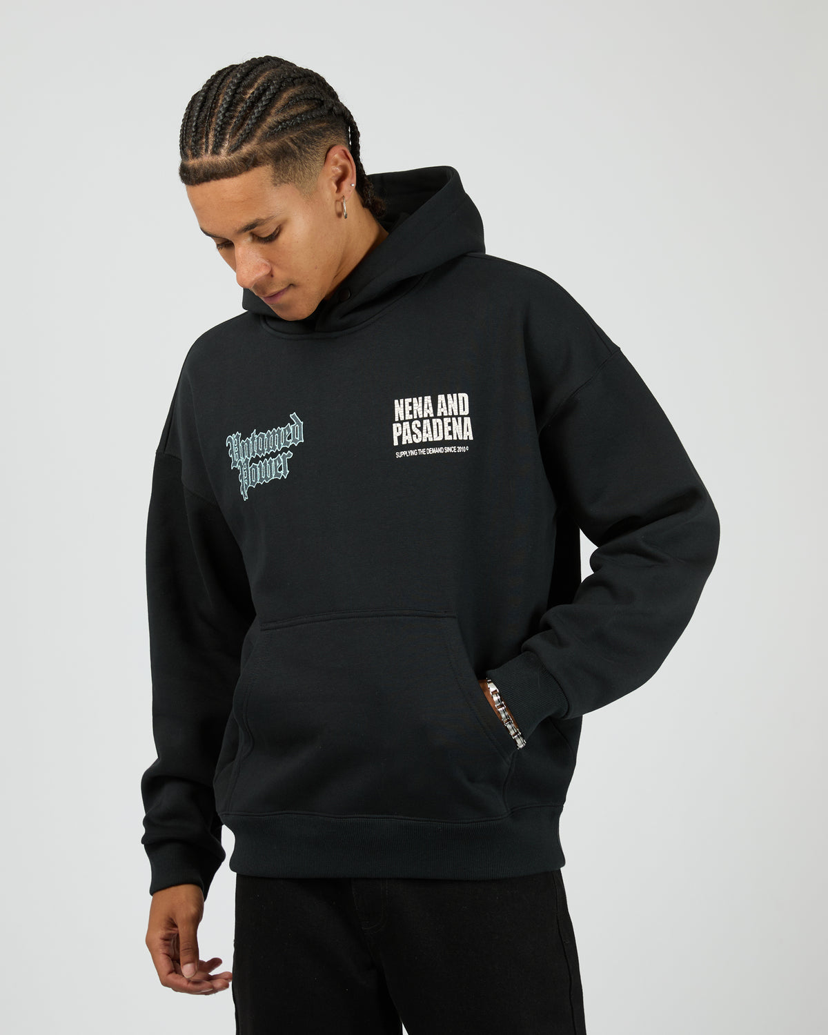 Mercy Box Fit Hoodie Black
