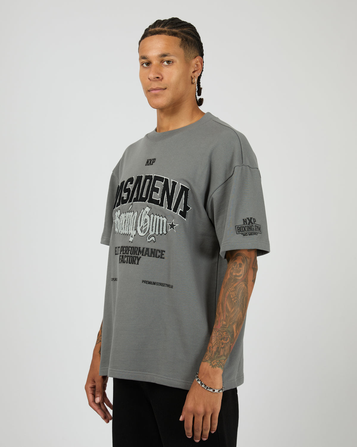 Victory Loopback Raptor Tee Charcoal