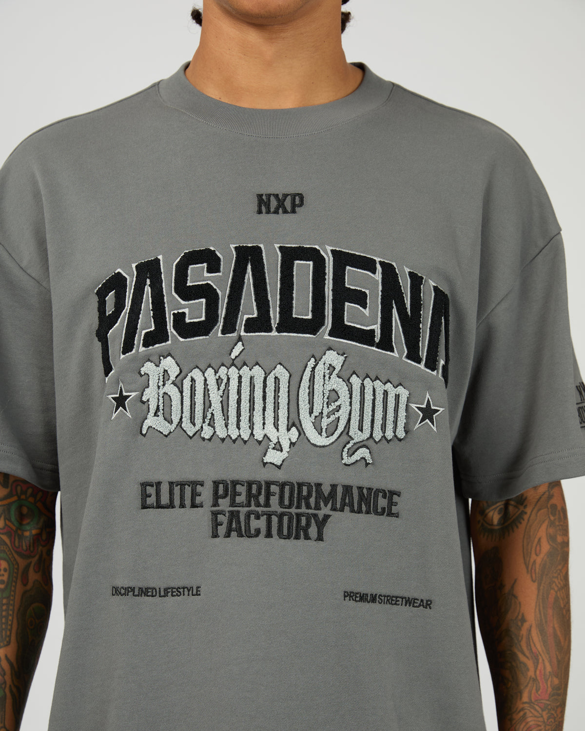 Victory Loopback Raptor Tee Charcoal
