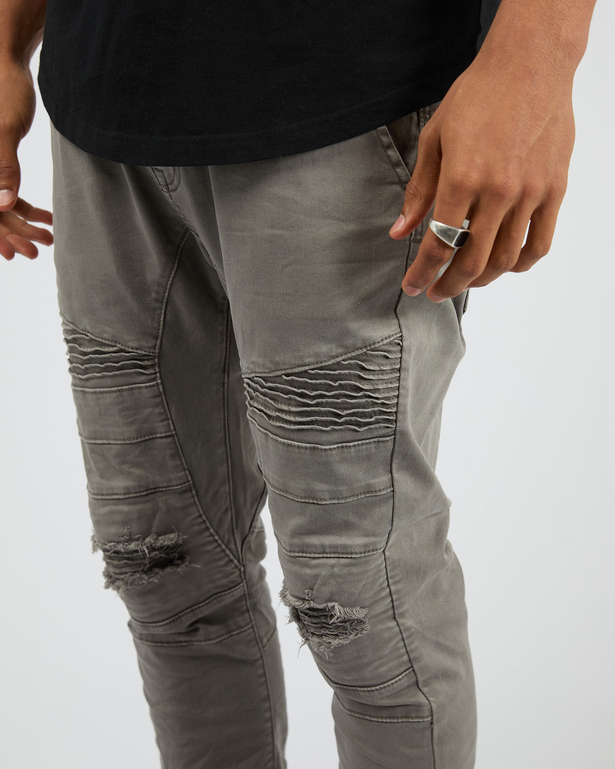 Viper Denim Jogger Black Volcano