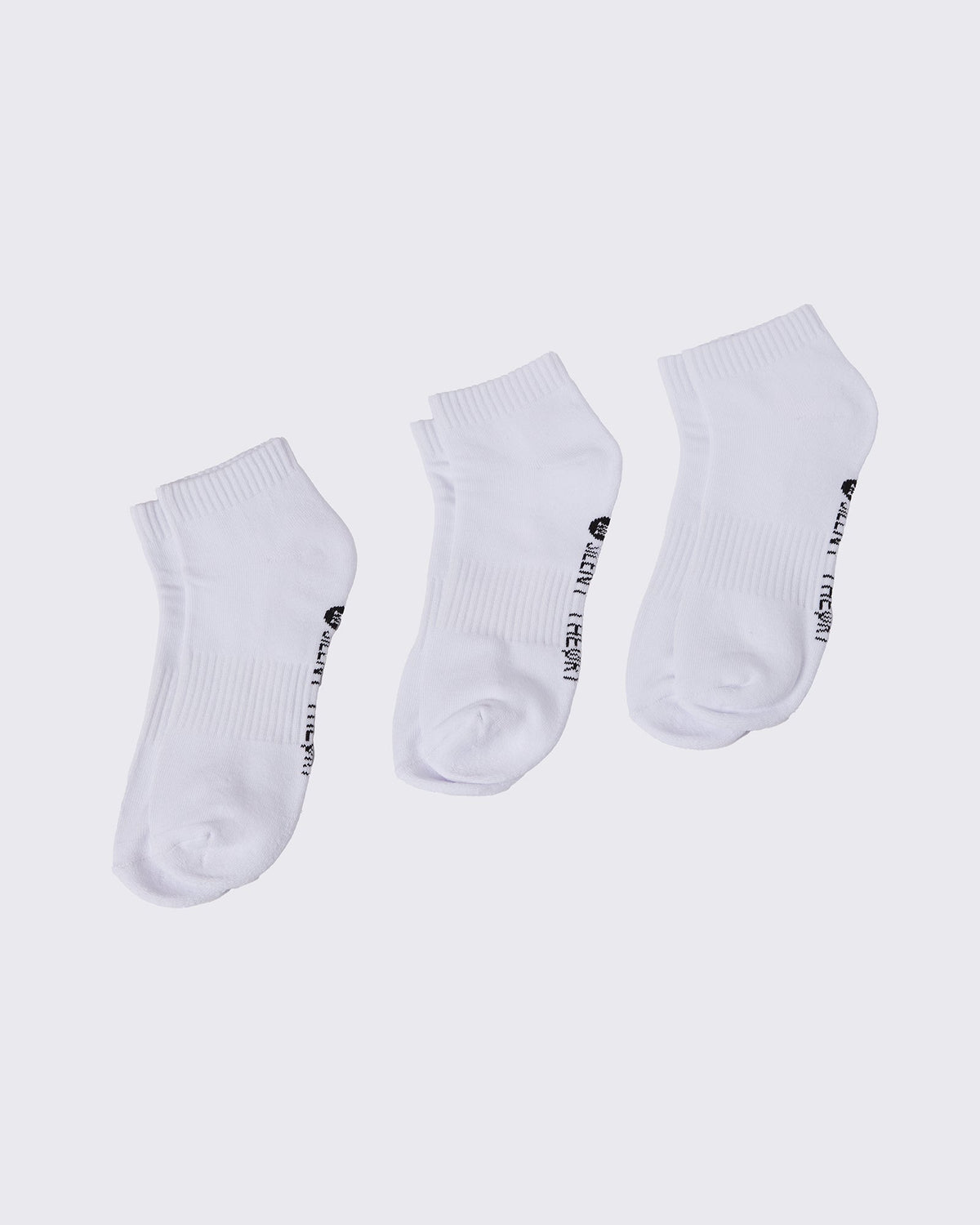 Silent Theory-3 Pack Ankle Sock White-Edge Clothing