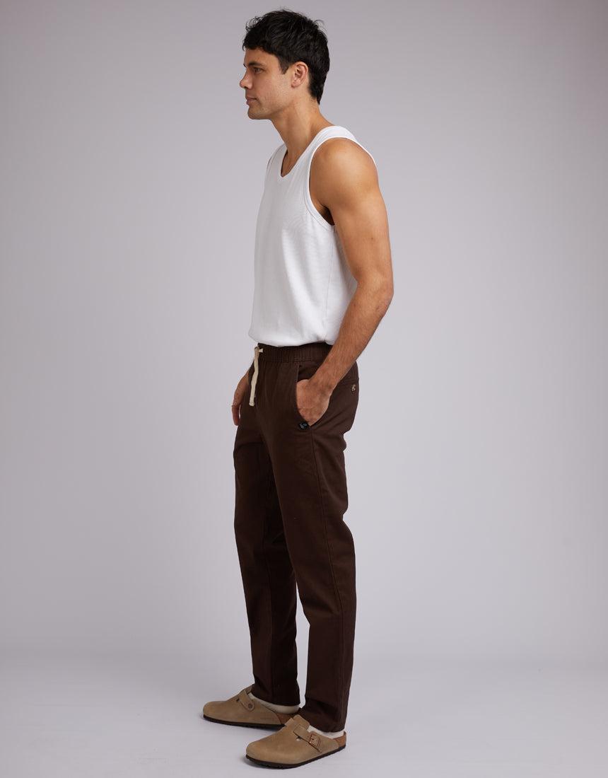 Silent Theory-Classic Pant Chocolate-Edge Clothing