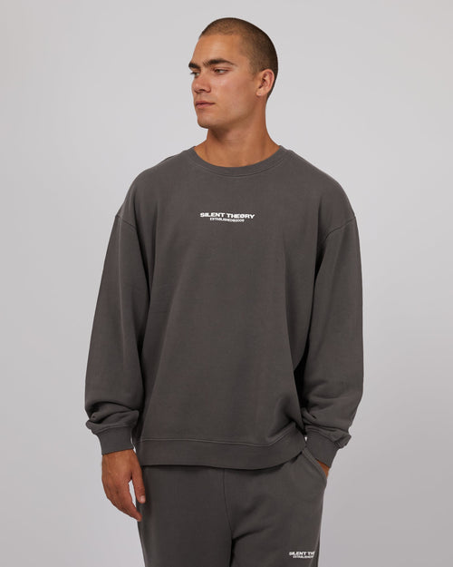 Silent Theory-Essential Theory Crew Coal-Edge Clothing