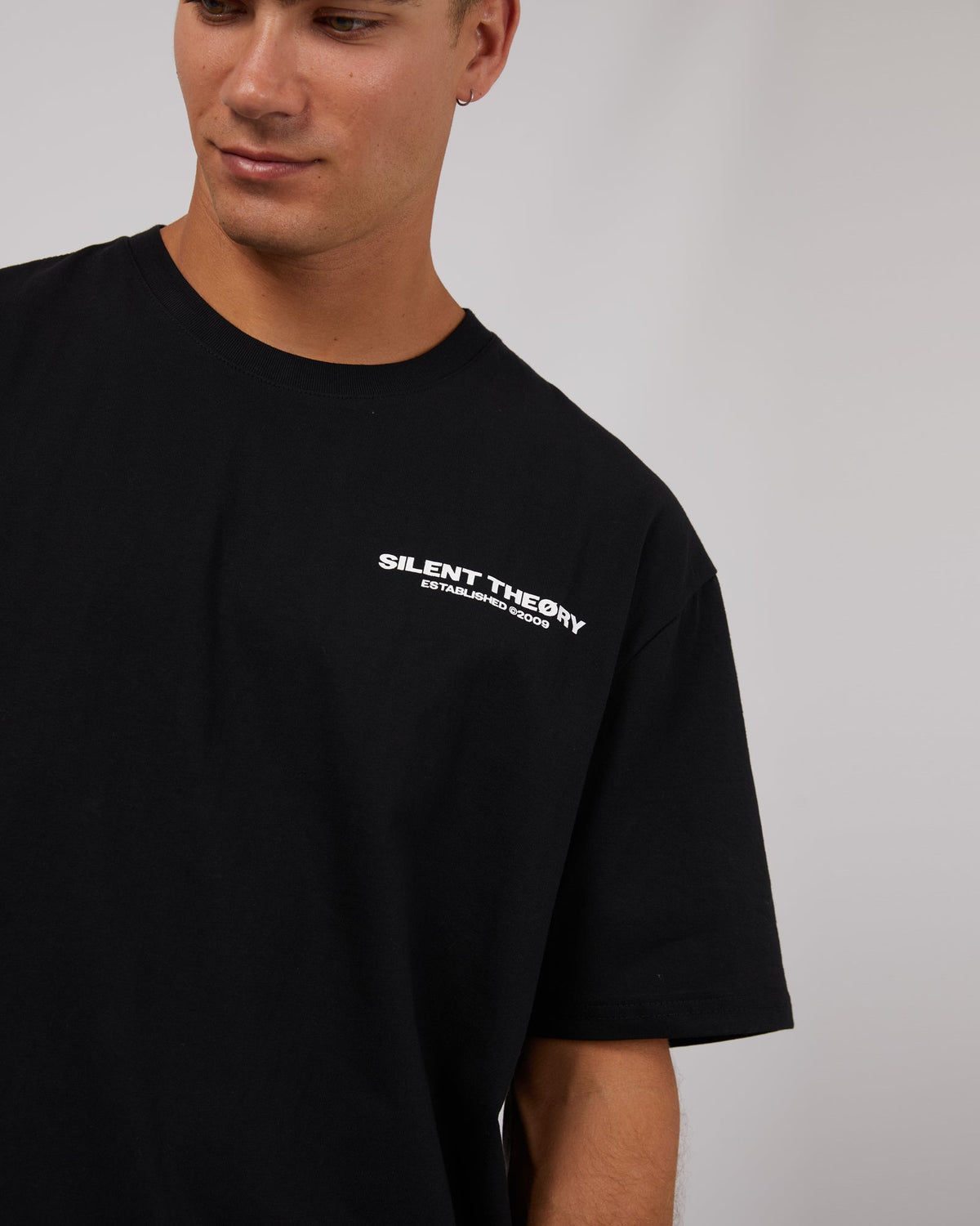 Silent Theory-Essential Theory Tee Black-Edge Clothing