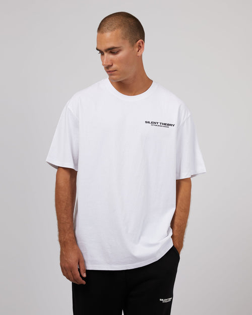 Silent Theory-Essential Theory Tee White-Edge Clothing