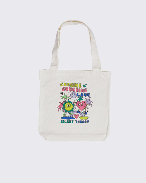 Silent Theory Ladies-Chasing Sun Tote Vintage White-Edge Clothing