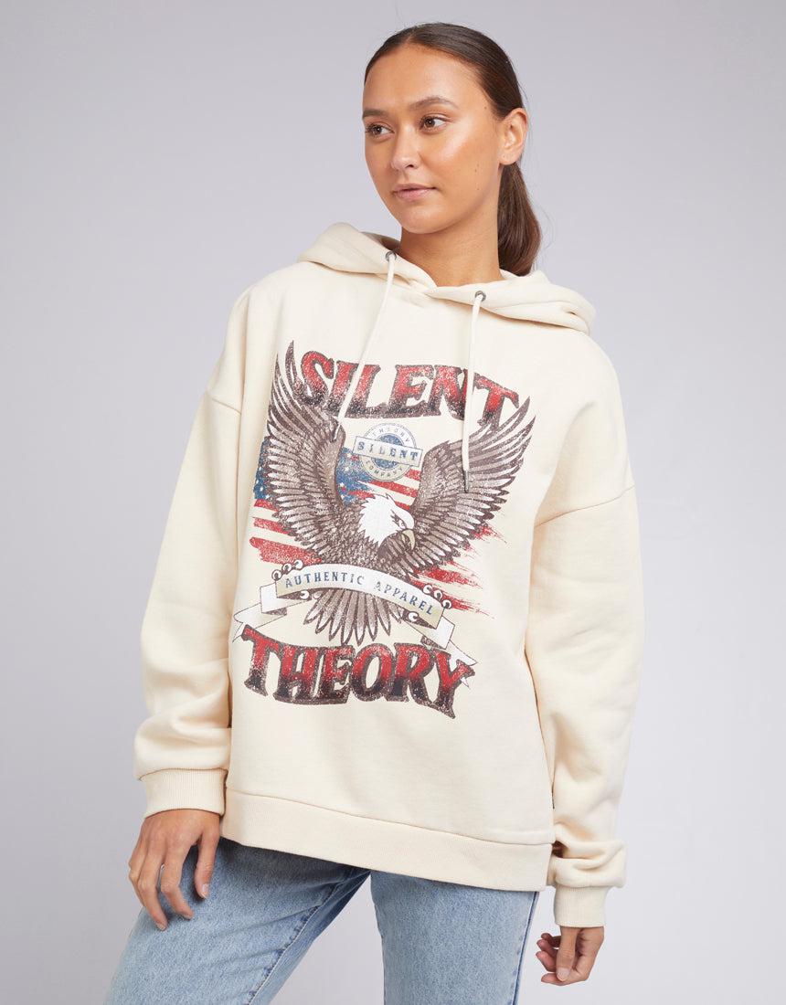 Silent Theory Ladies-Oversight Hoody Natural-Edge Clothing