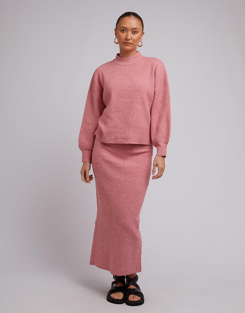 Silent Theory Ladies-Sofia Knit Terracotta-Edge Clothing