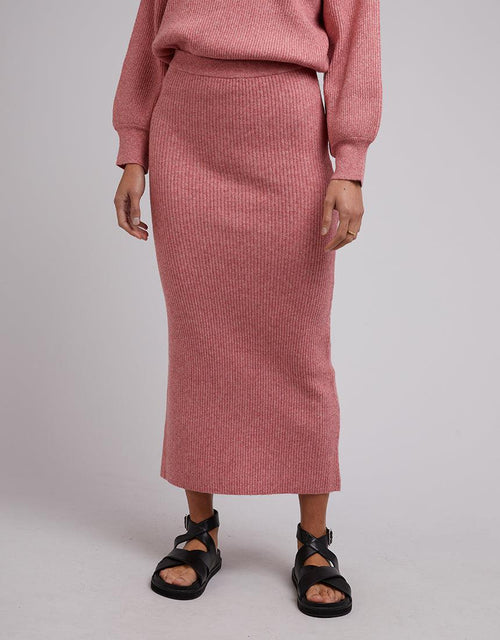 Silent Theory Ladies-Sofia Maxi Skirt Terracotta-Edge Clothing