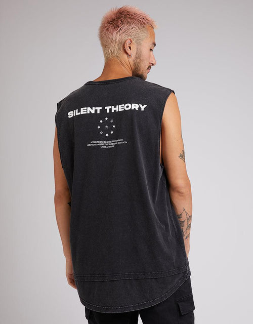 Silent Theory-Shredder Tail Muscle Washed Black-Edge Clothing