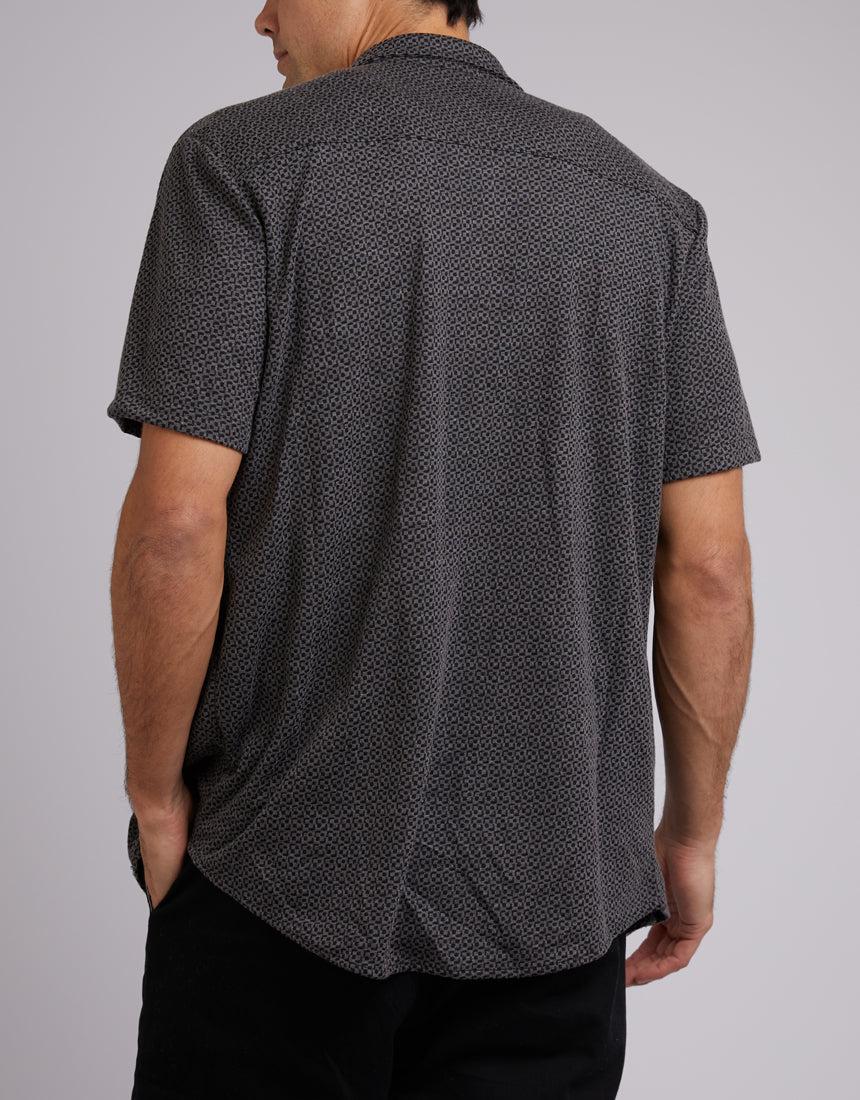 Silent Theory-Textured Shirt Black-Edge Clothing