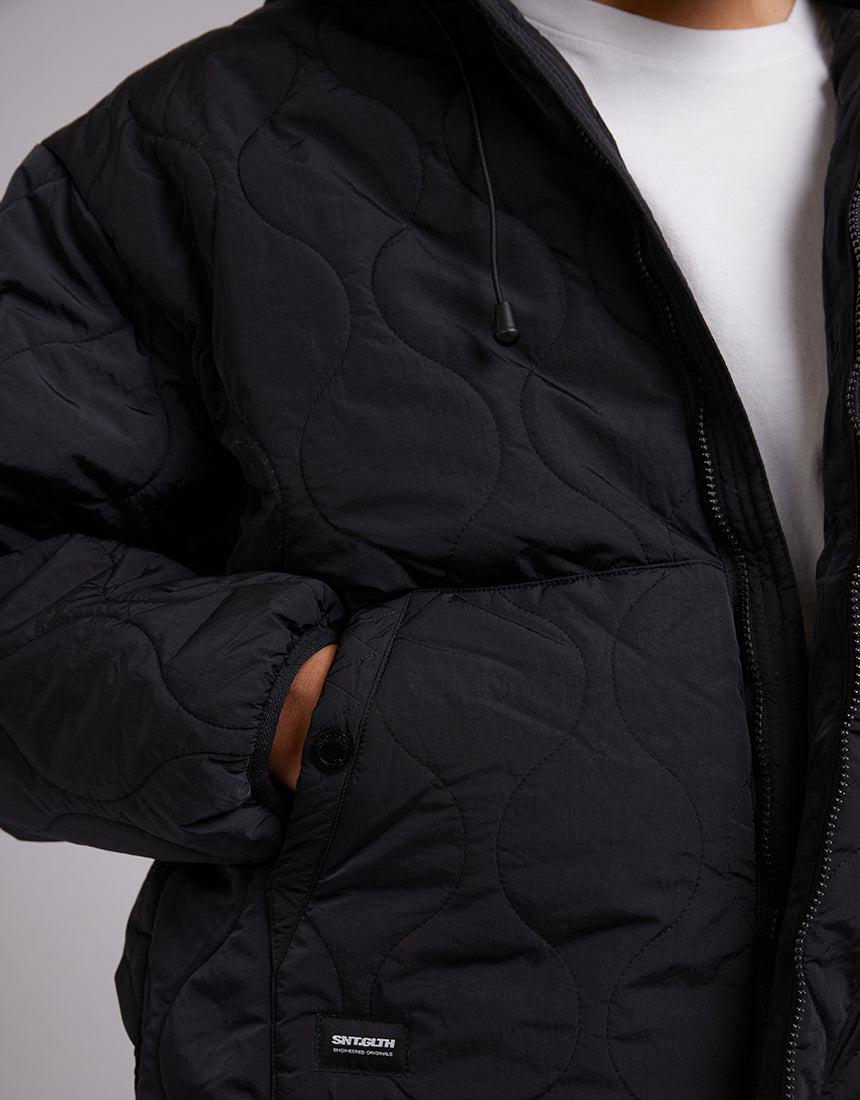 St. Goliath-Basement Jacket Black-Edge Clothing