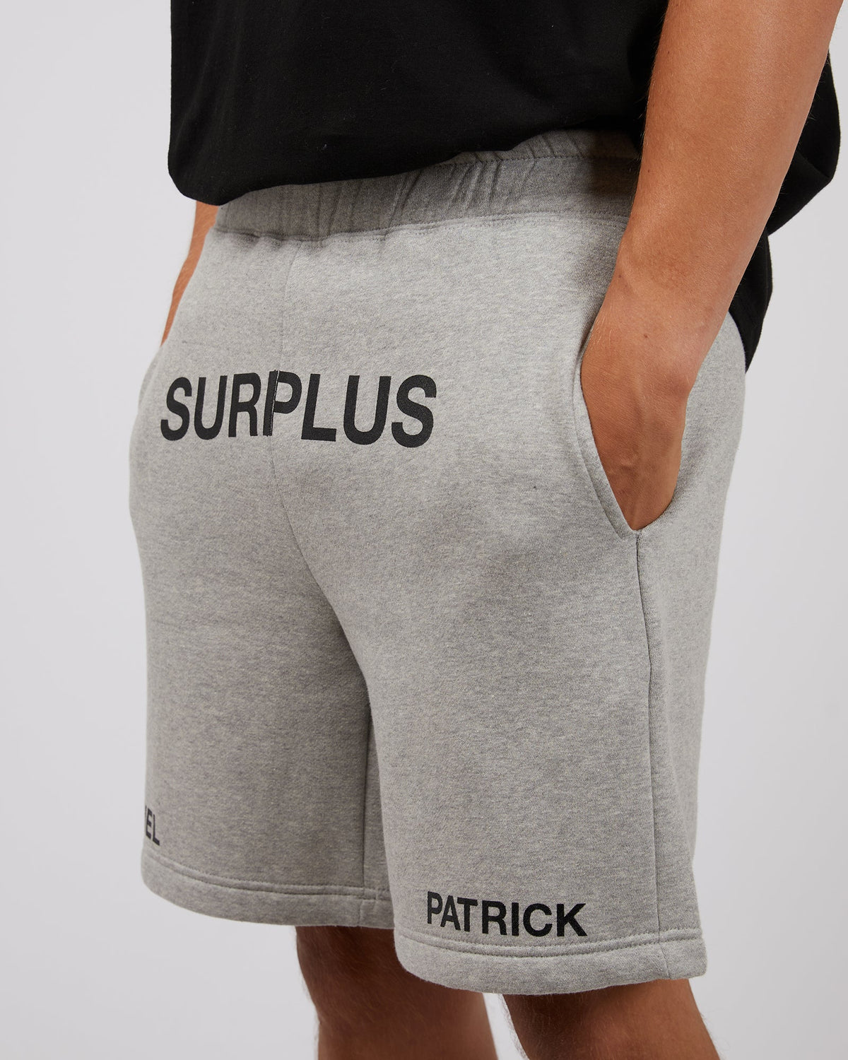 Surplus Daniel Patrick-Surplus Logo Sweatshort Grey-Edge Clothing