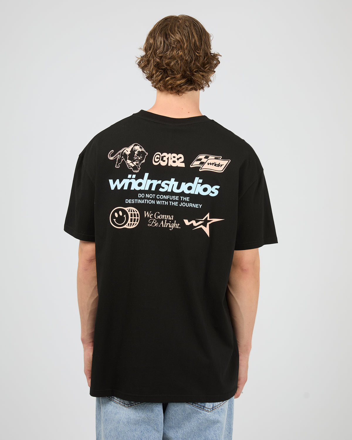 Oversteer Box Fit Tee Black