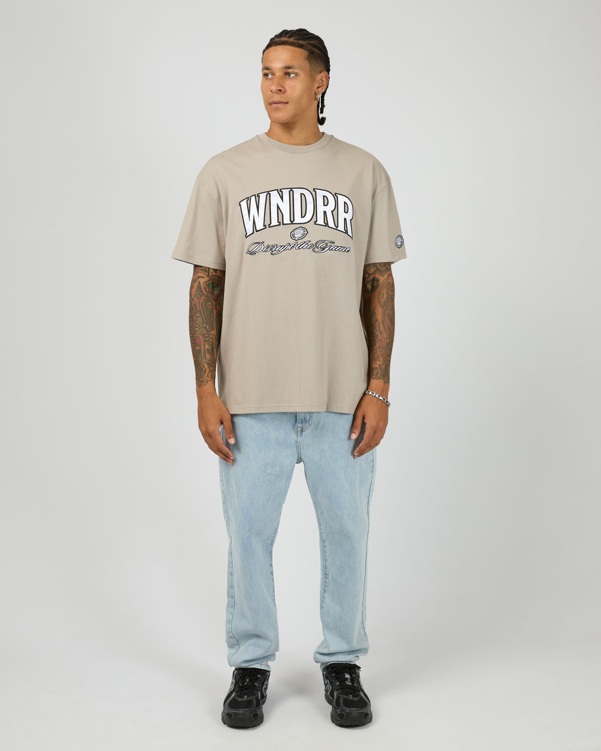 Target Box Fit Tee Moon Grey