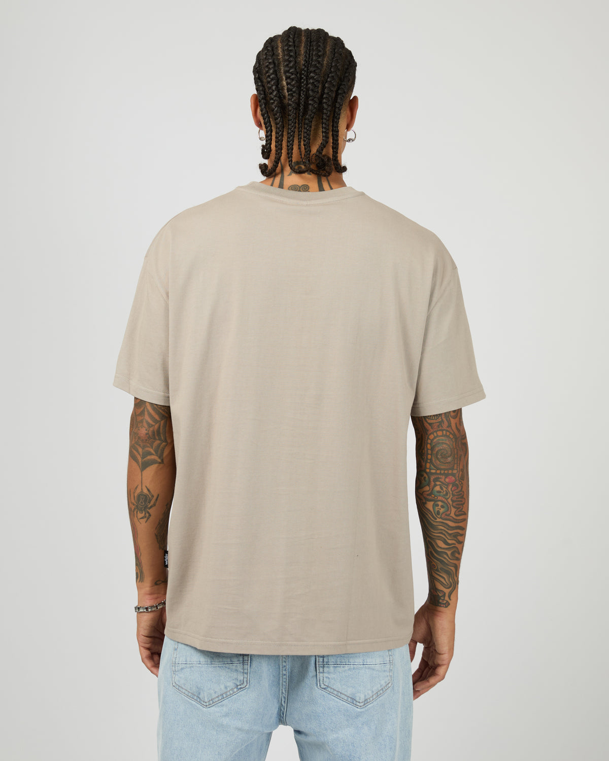 Target Box Fit Tee Moon Grey