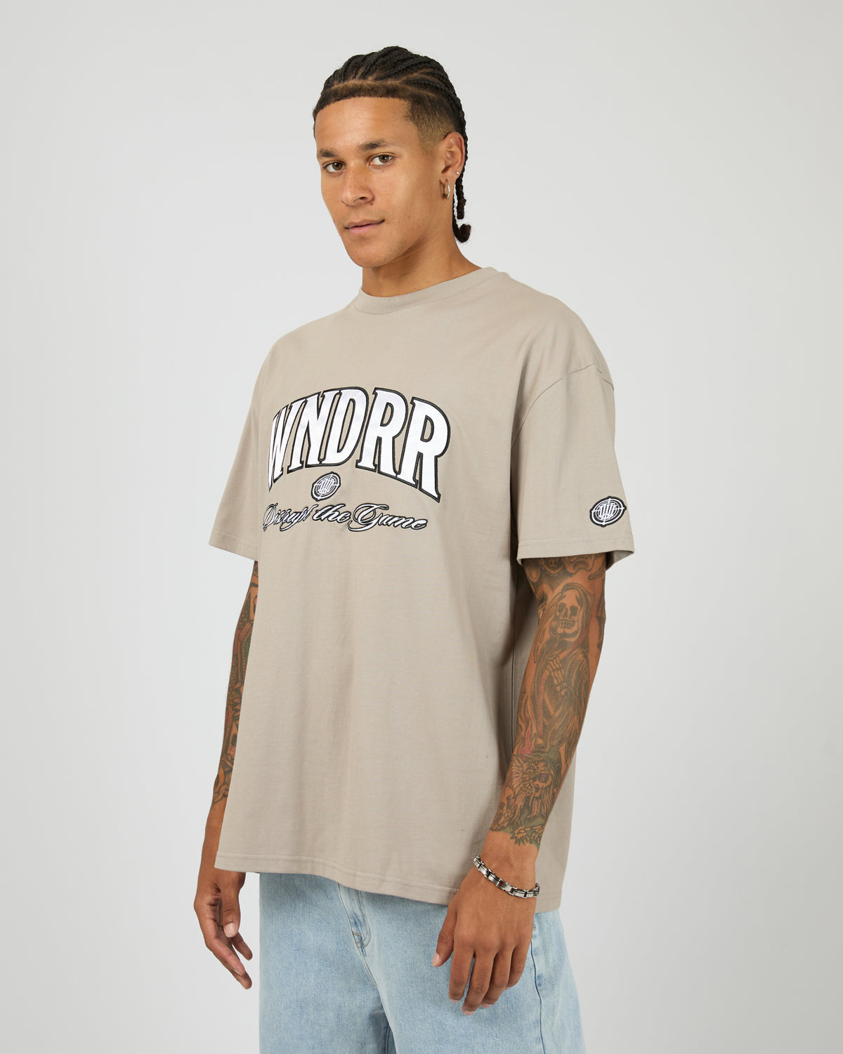 Target Box Fit Tee Moon Grey
