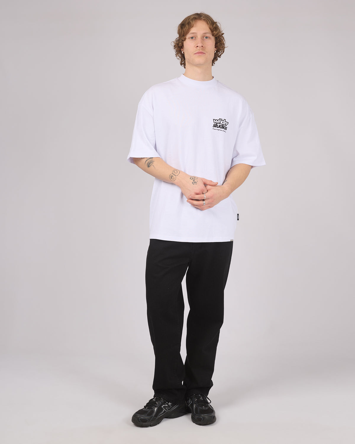 Lighter Heavy Weight Tee White