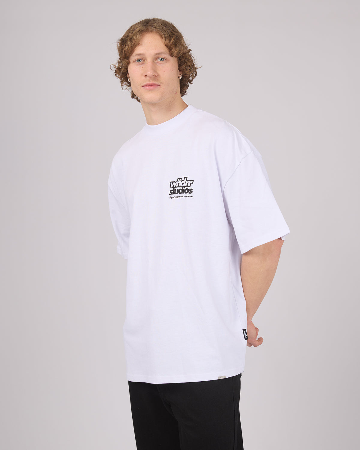 Lighter Heavy Weight Tee White