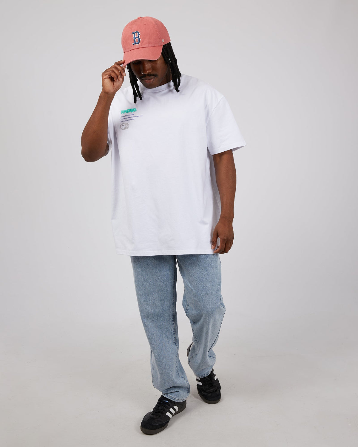 Wndrr-Obscure Box Fit Tee White-Edge Clothing