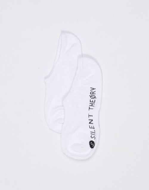 Silent No Show Sock 3 Pack White