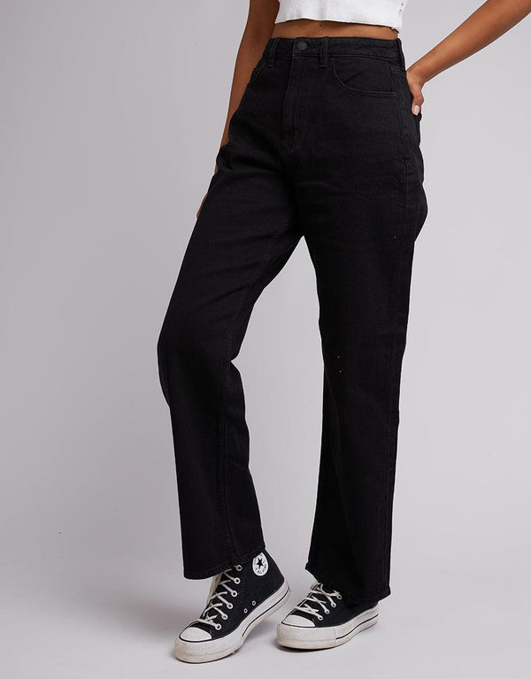 lee high baggy jeans black
