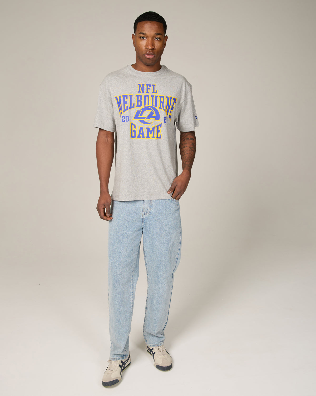 Los Angeles Rams NFL Melbourne 2026 Script Grey Marle
