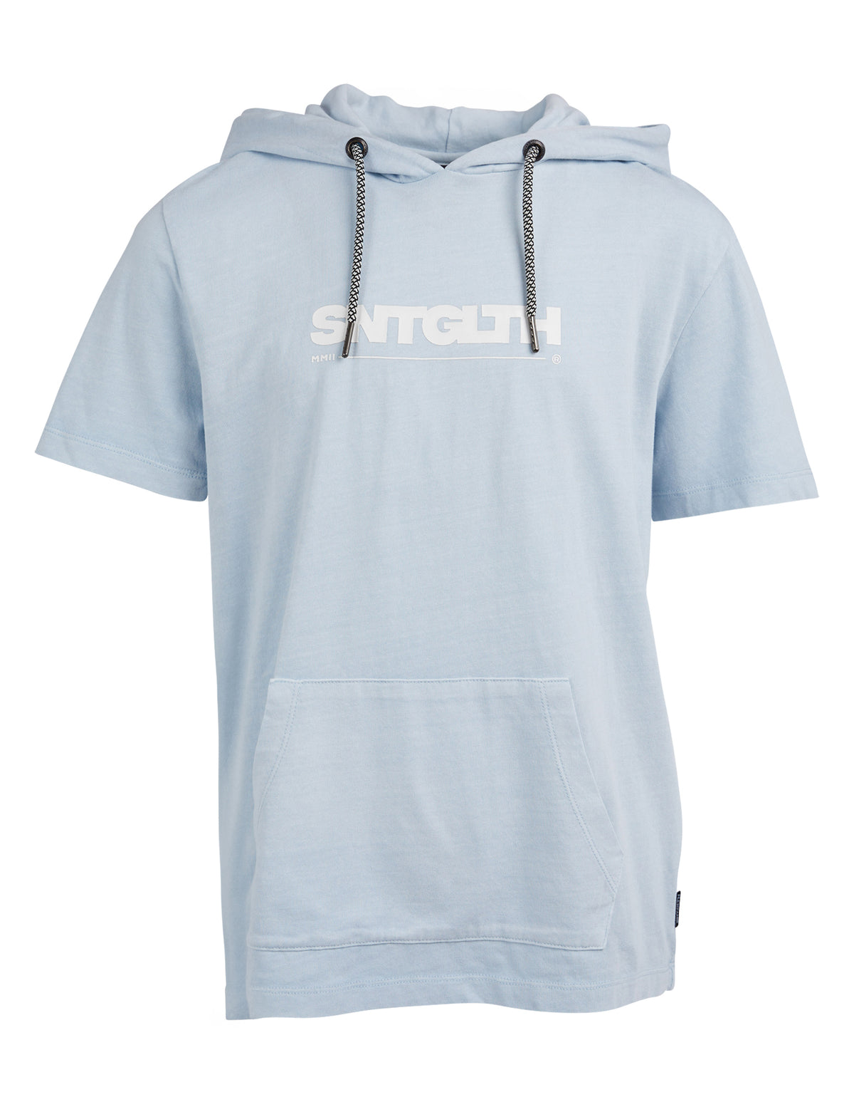 Teen Club Short Sleeve Hoodie Sky Blue