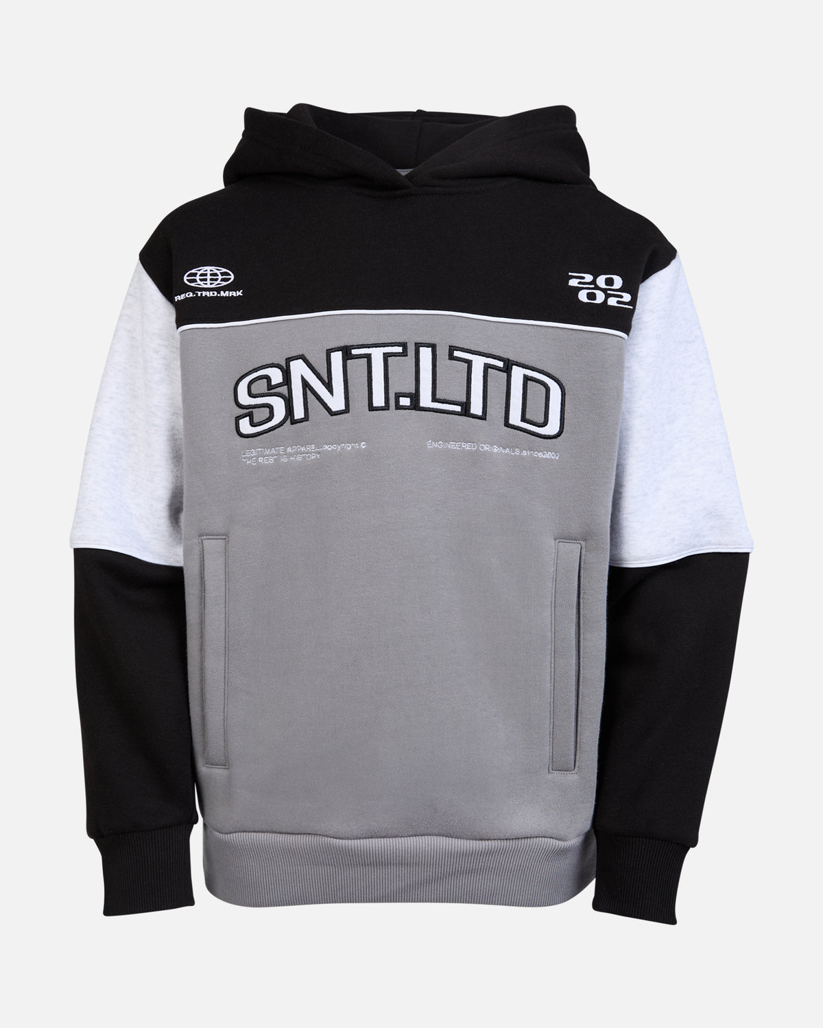 Kids Pitch Hoodie Charcoal
