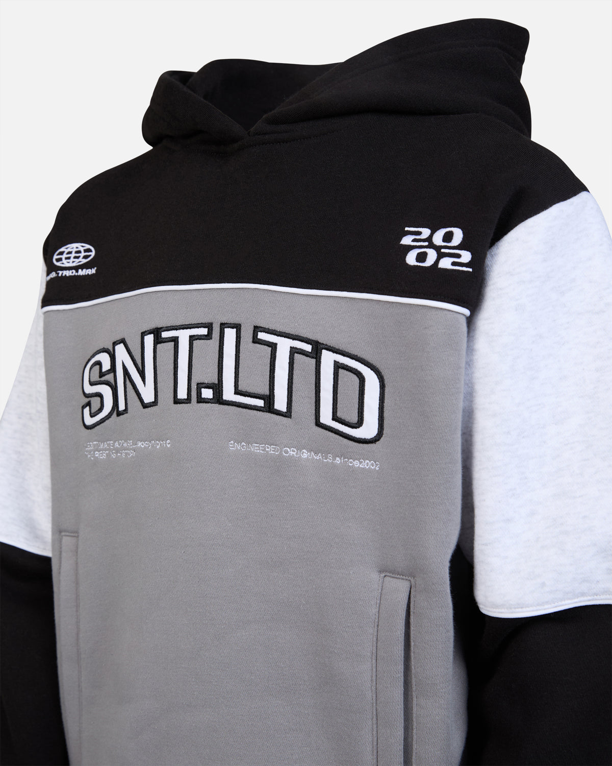 Kids Pitch Hoodie Charcoal
